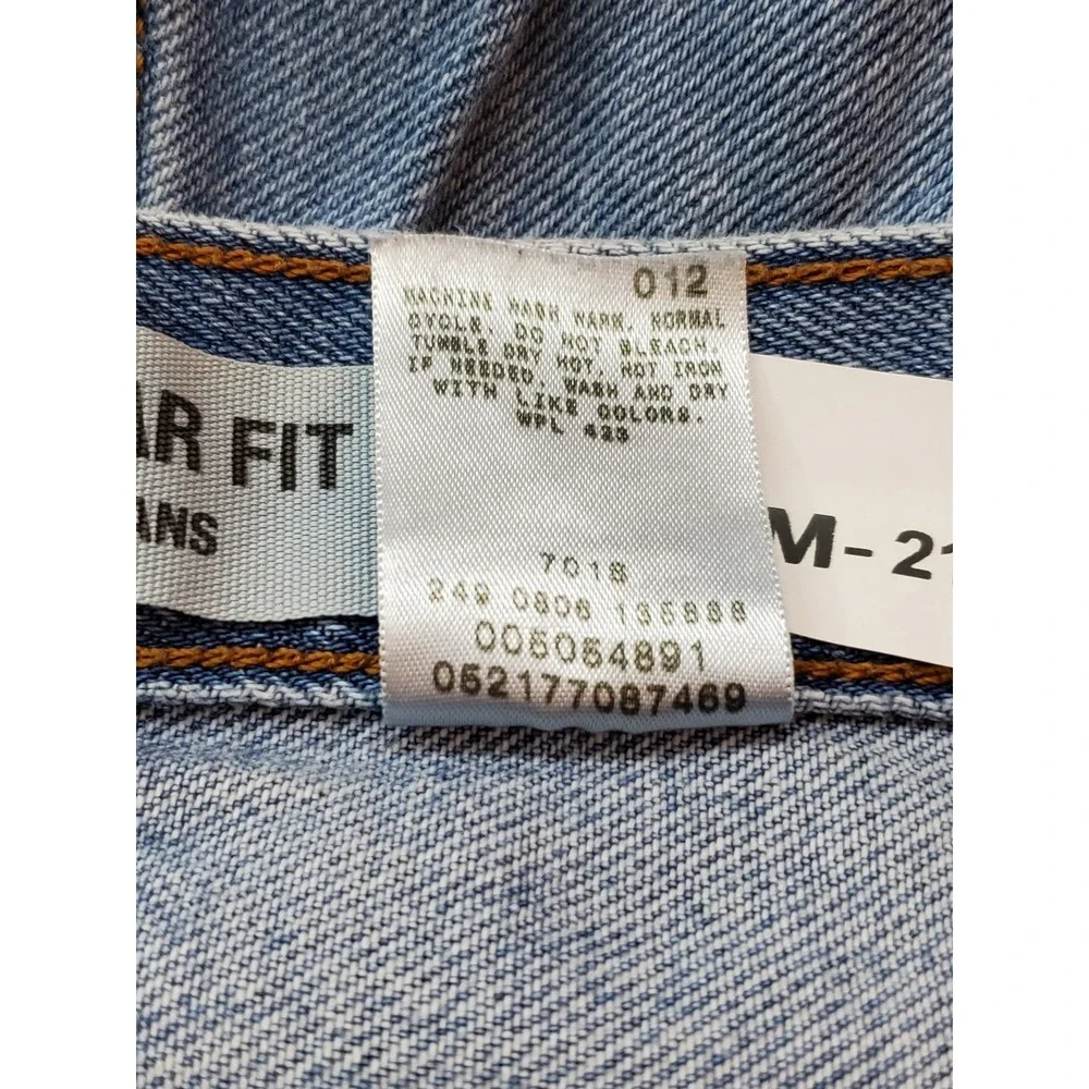 Levi's 505‎ Men Jeans 34X32 Light Blue Denim Regular Fit Straight Y2K